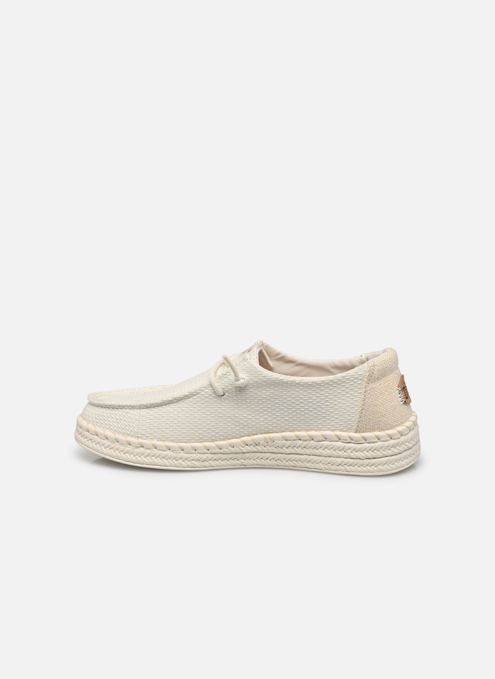 Sneakers Wendy Espadrille Woven dames wit HEYDUDE Sneakers Wendy Espadrille Woven dames wit WHITE