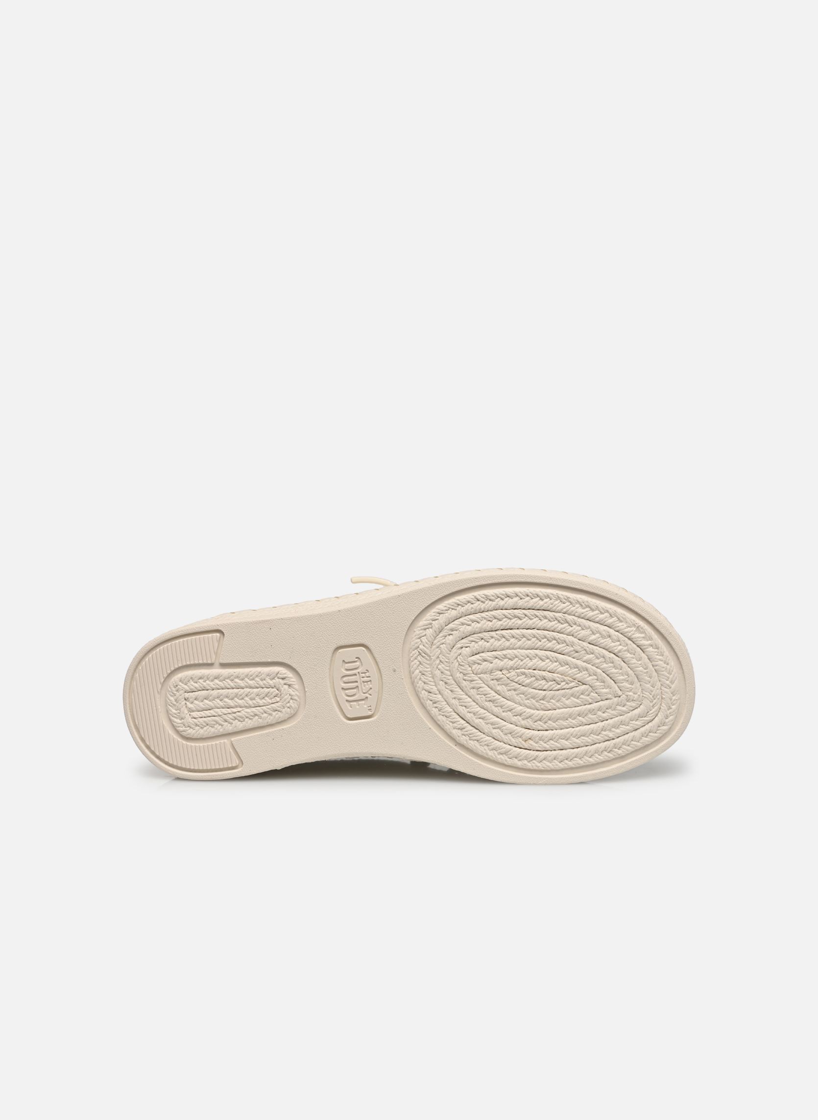 Sneakers Wendy Espadrille Woven dames wit HEYDUDE Sneakers Wendy Espadrille Woven dames wit WHITE