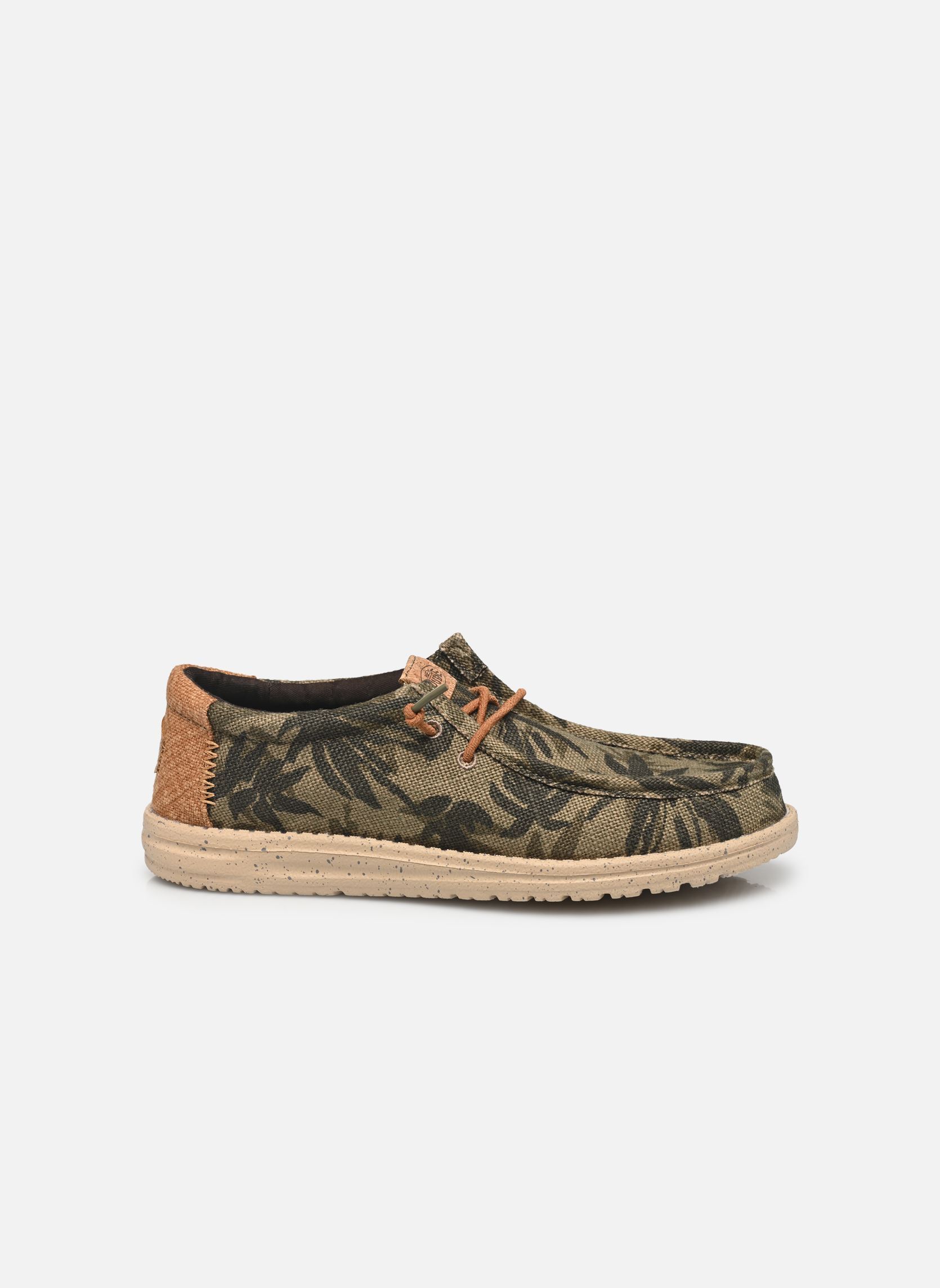 Sneaker Wally Palm Jute herren grün HEYDUDE Sneaker Wally Palm Jute herren grün BURNT OLIVE/GINGER BROWN
