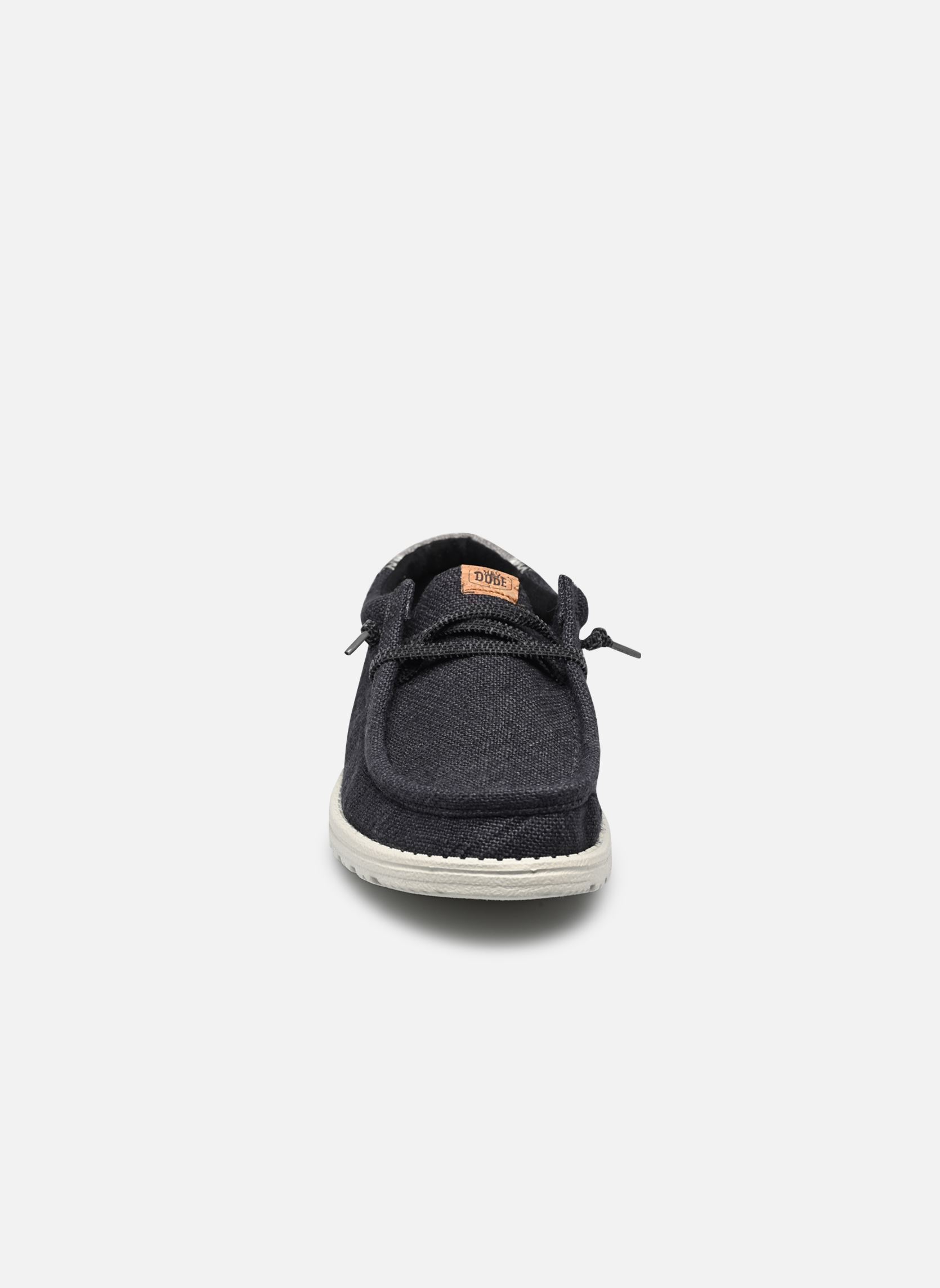 Sneakers Wally Jute uomo blu HEYDUDE Sneakers Wally Jute uomo blu BLACK/GRANITE GREY