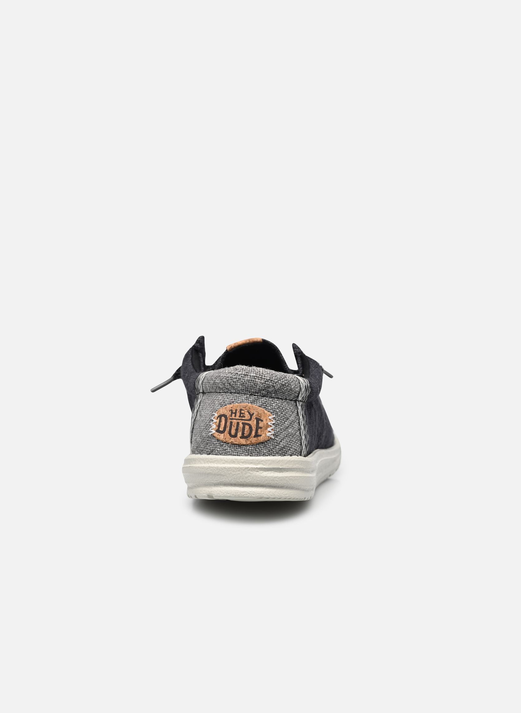 Sneakers Wally Jute uomo blu HEYDUDE Sneakers Wally Jute uomo blu BLACK/GRANITE GREY