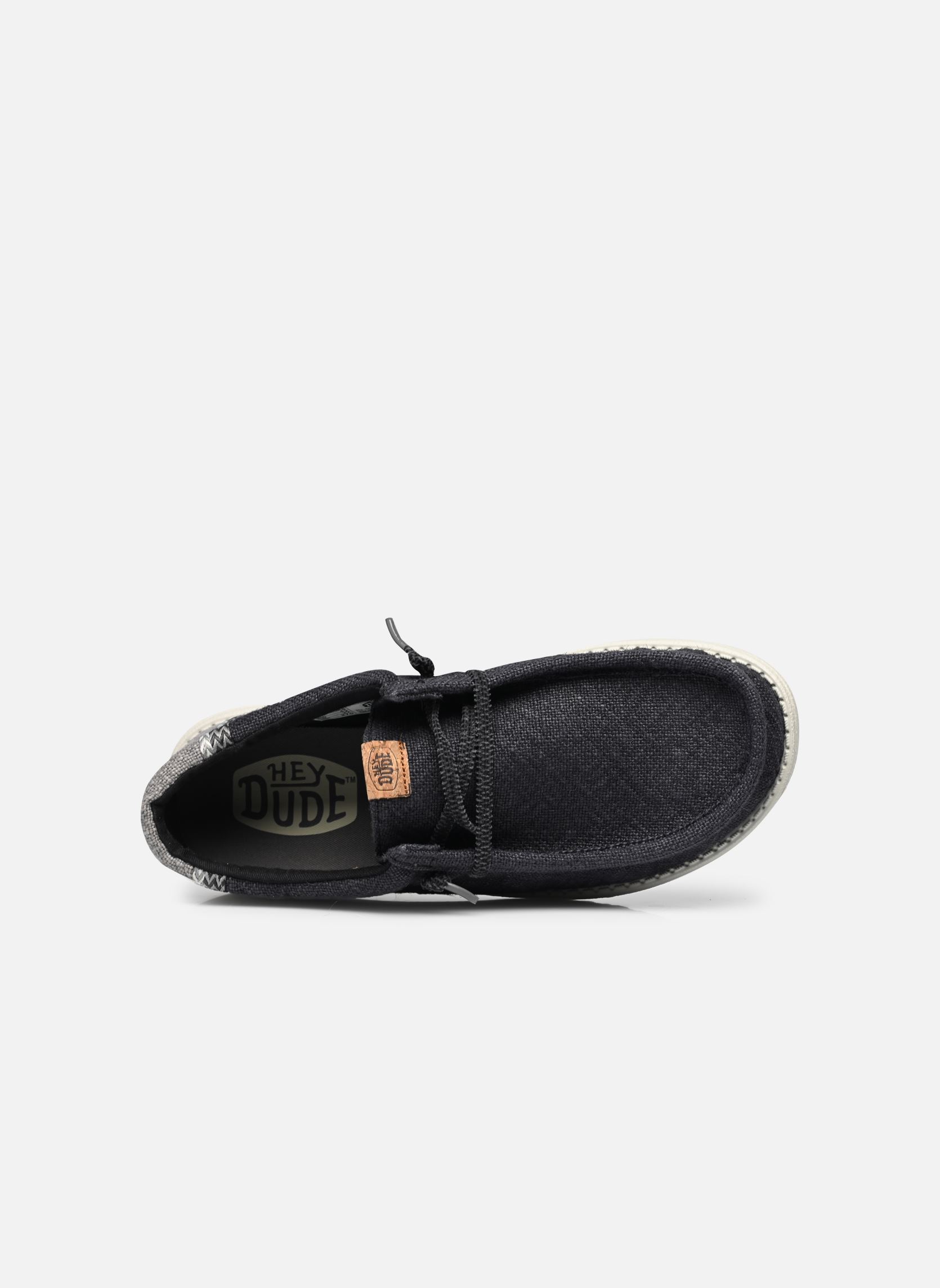 Sneakers Wally Jute uomo blu HEYDUDE Sneakers Wally Jute uomo blu BLACK/GRANITE GREY