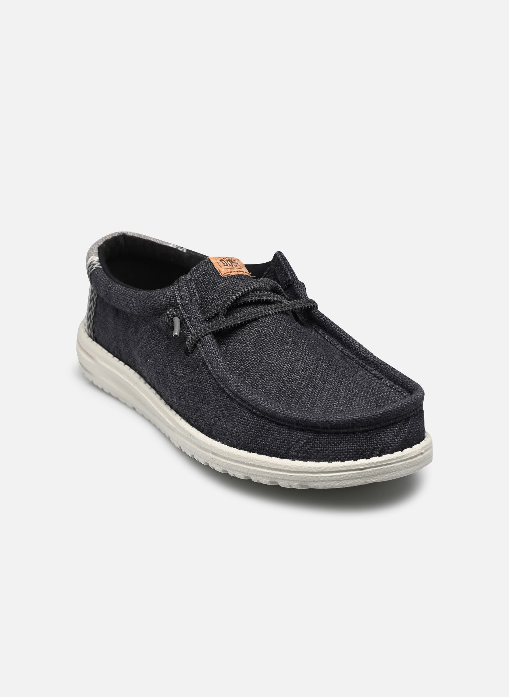 Sneakers Wally Jute uomo blu HEYDUDE Sneakers Wally Jute uomo blu BLACK/GRANITE GREY