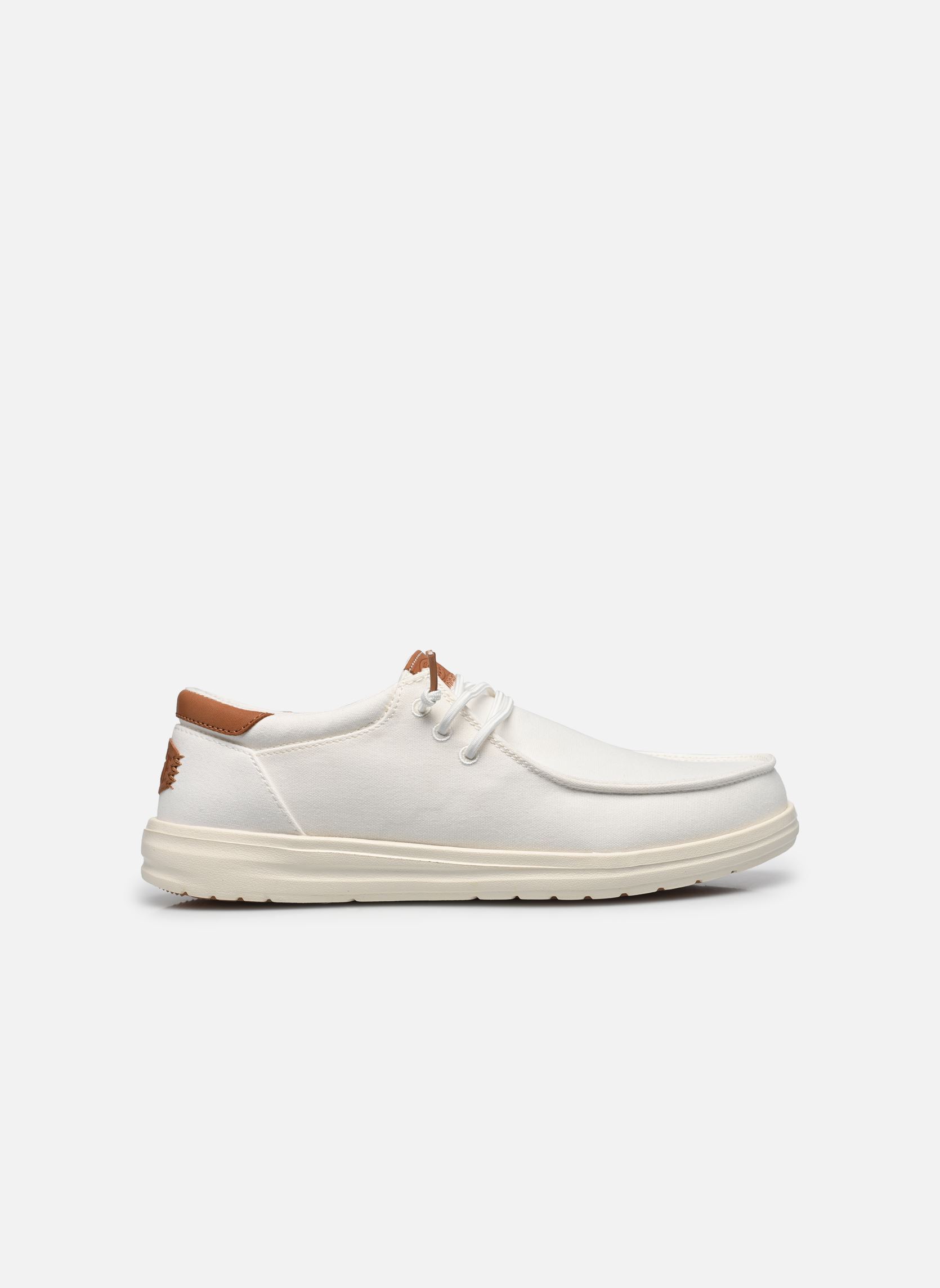 Baskets toile Paul Canvas homme blanc HEYDUDE Baskets toile Paul Canvas homme blanc WHITE