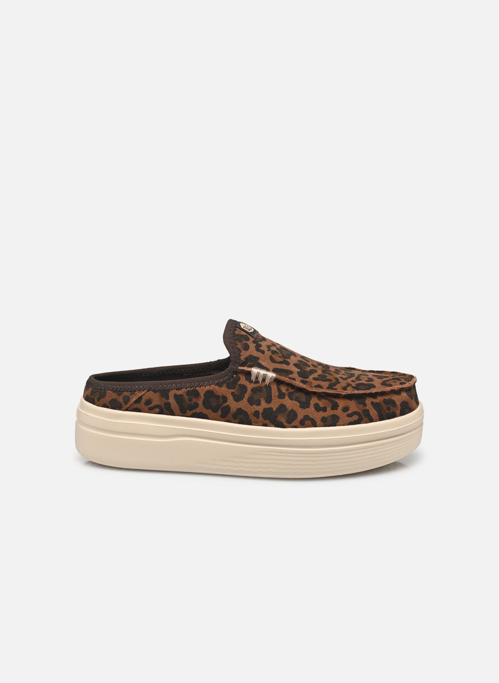 Mules et sabots Austin Lift Classic femme marron HEYDUDE Mules et sabots Austin Lift Classic femme marron BROWN LEOPARD