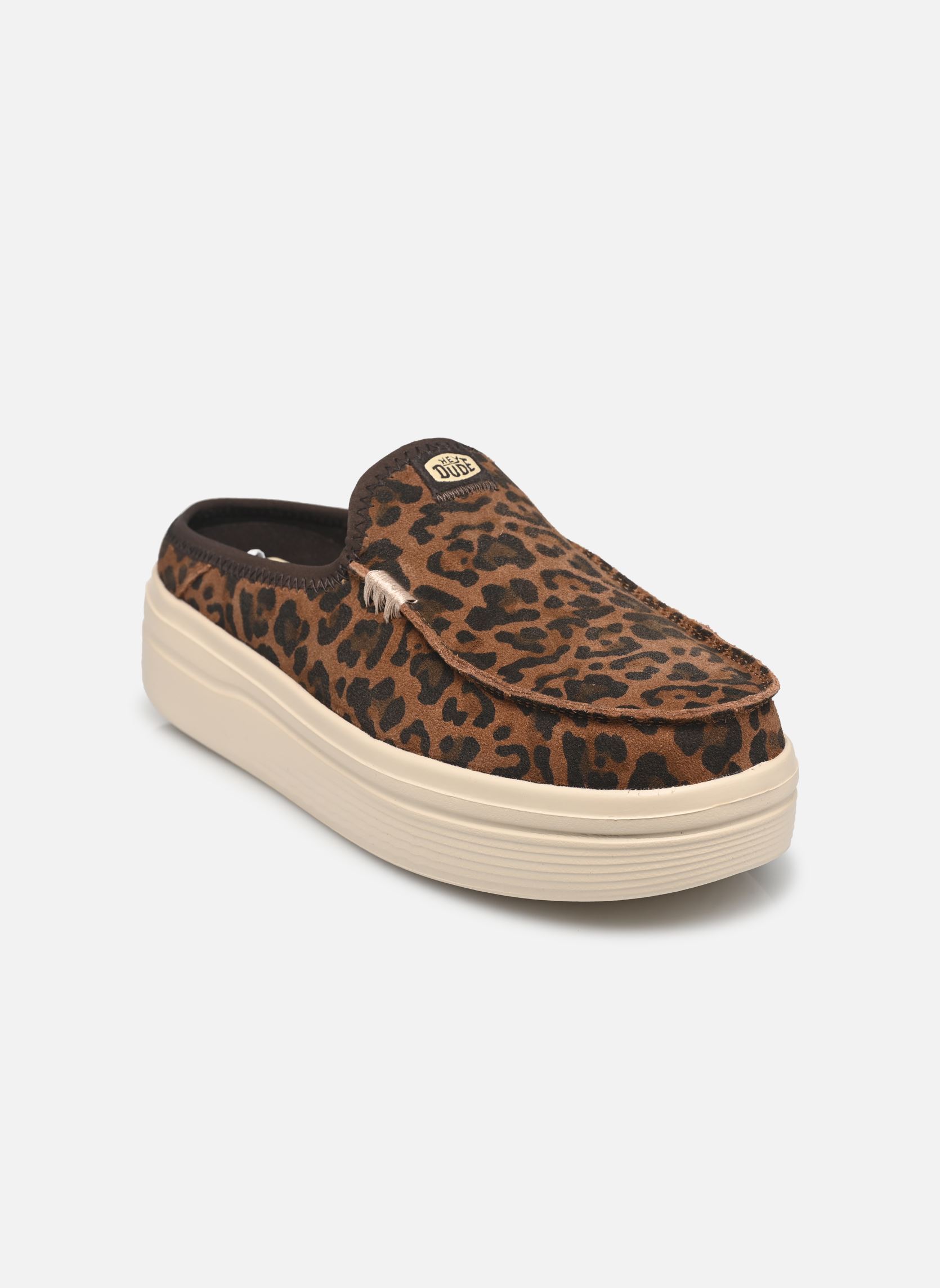 Mules et sabots Austin Lift Classic femme marron HEYDUDE Mules et sabots Austin Lift Classic femme marron BROWN LEOPARD