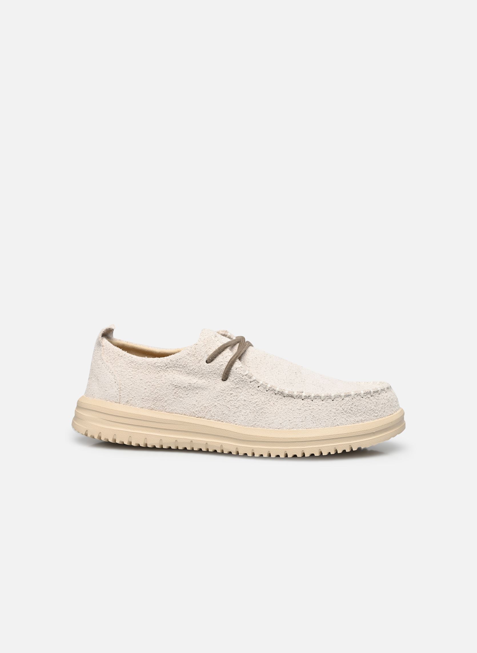 Baskets Wally NXT Moc homme blanc HEYDUDE Baskets Wally NXT Moc homme blanc EGRET/WOOD ASH