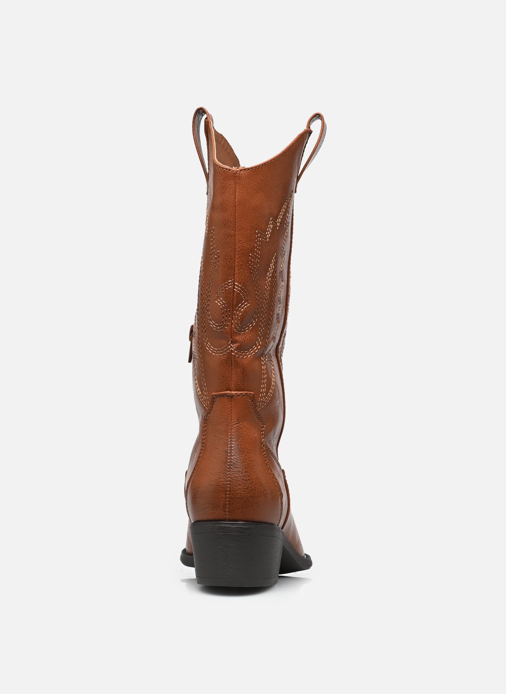 Bottines santiags Boots THYNON femme marron MADE BY Bottines santiags Boots THYNON femme marron Cognac