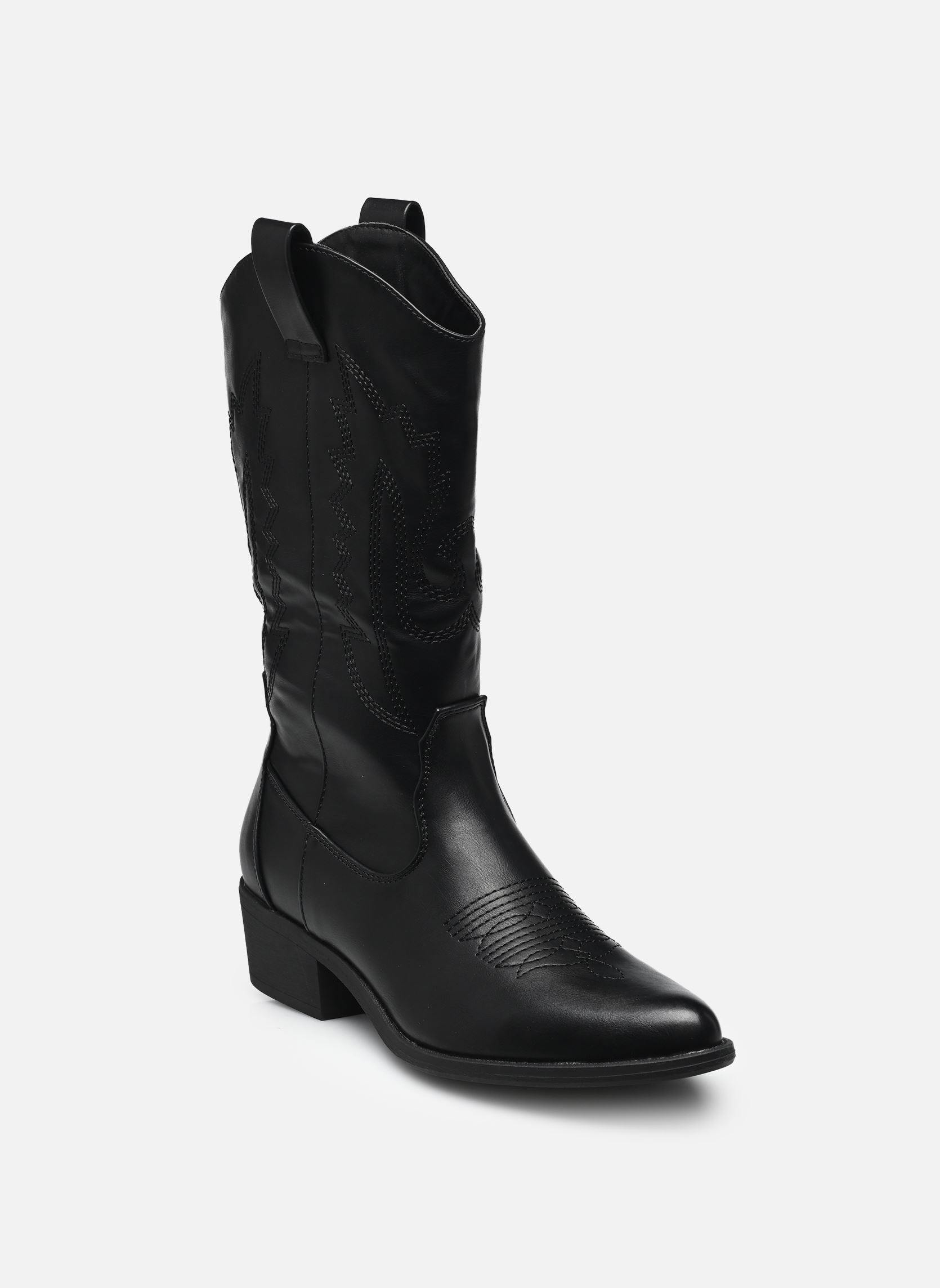 Botines tipo vaquero Boots THYNON mujer negro MADE BY Botines tipo vaquero Boots THYNON mujer negro NOIR