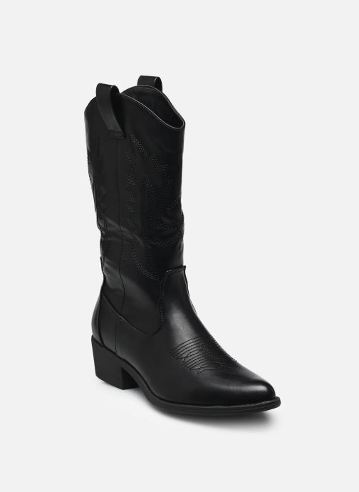 MADE BY Bottines santiags Boots THYNON femme noir