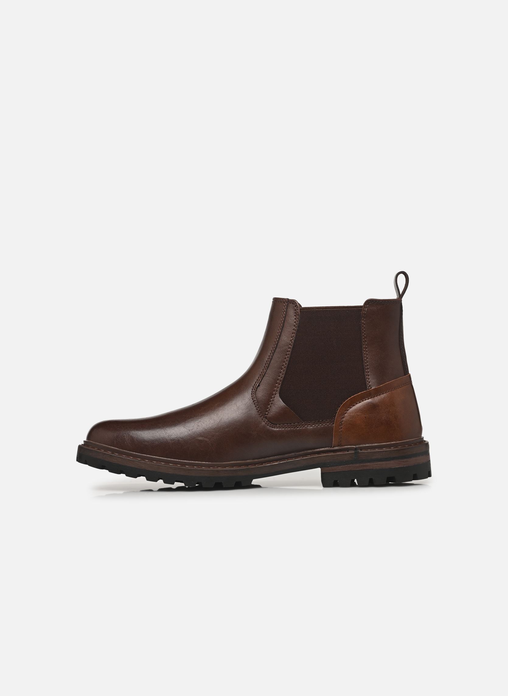 Bottines et bottes Boots THOBOUR homme marron MADE BY Bottines et bottes Boots THOBOUR homme marron MARRON FONCÉ