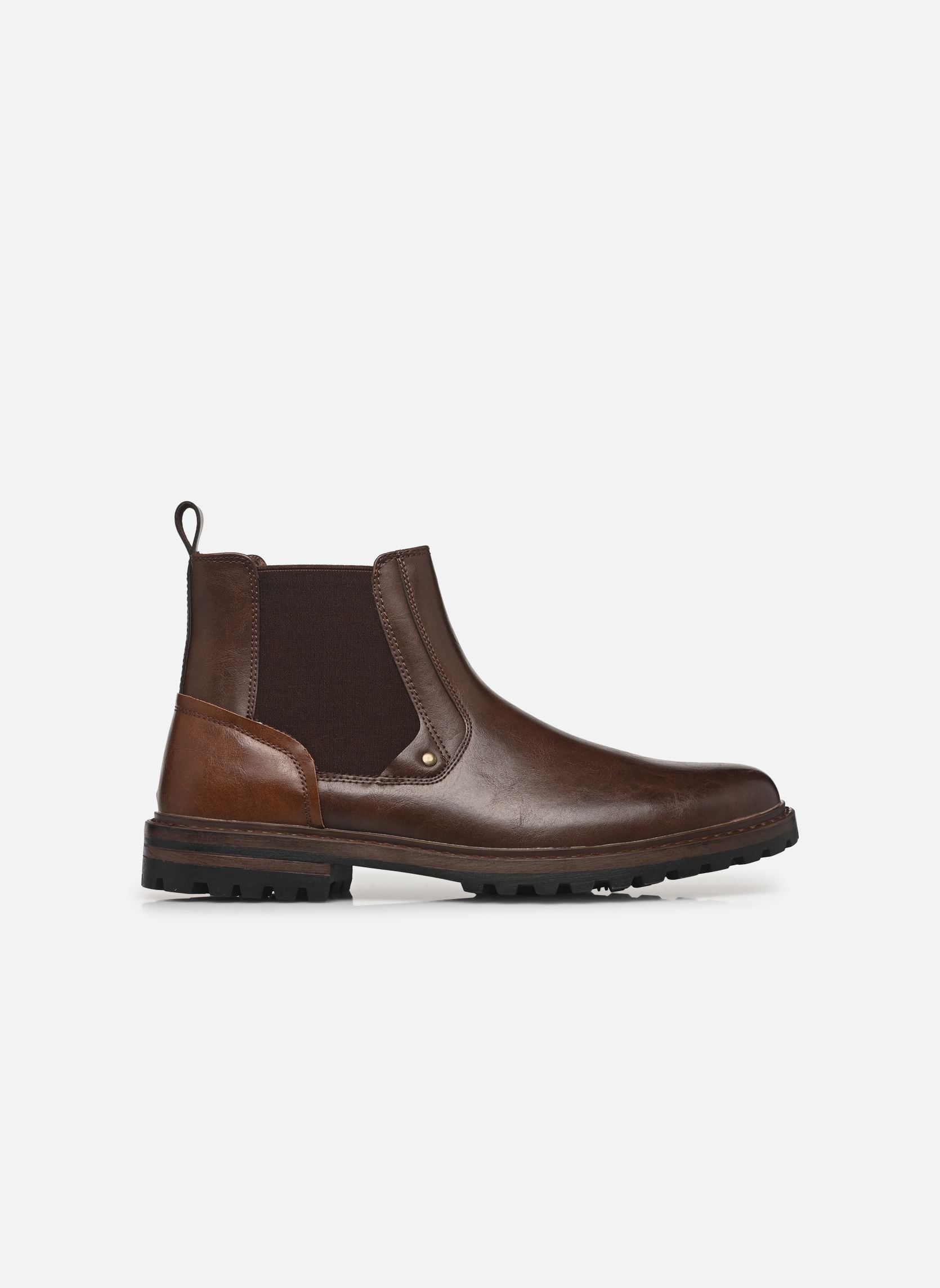 Bottines et bottes Boots THOBOUR homme marron MADE BY Bottines et bottes Boots THOBOUR homme marron MARRON FONCÉ