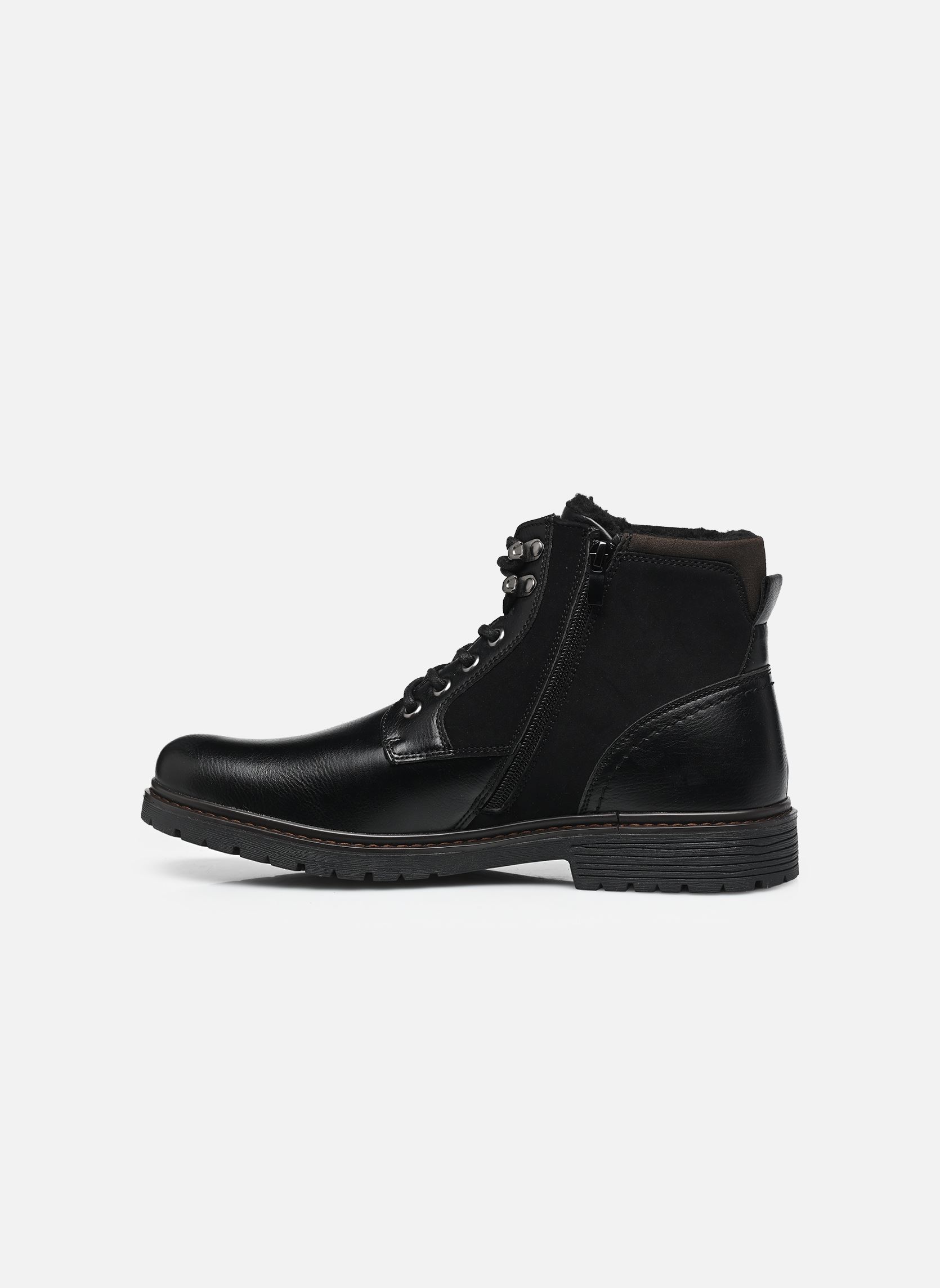 Bottines à lacets Boots THOWAIN homme noir MADE BY Bottines à lacets Boots THOWAIN homme noir BLACK