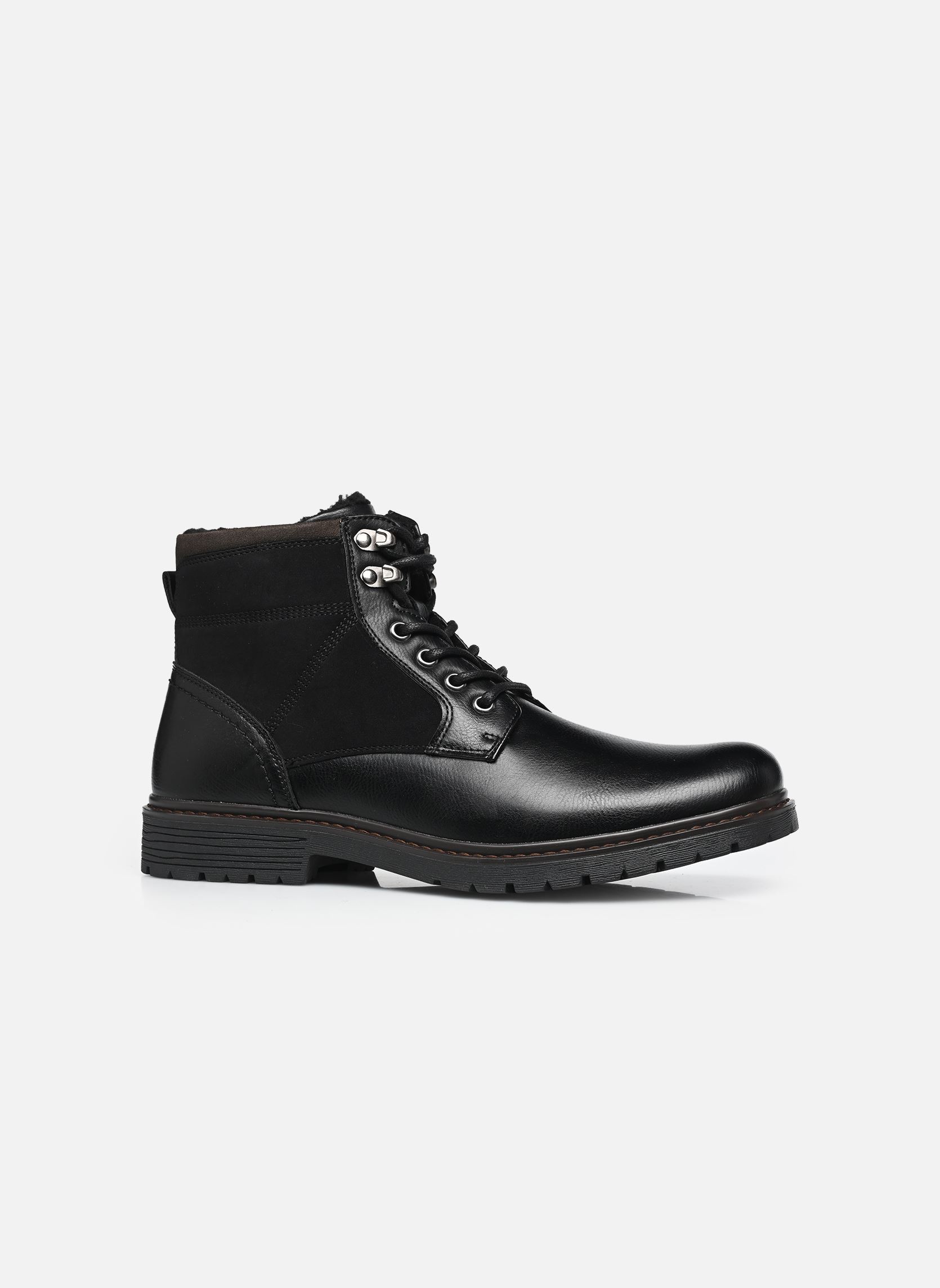 Bottines à lacets Boots THOWAIN homme noir MADE BY Bottines à lacets Boots THOWAIN homme noir BLACK
