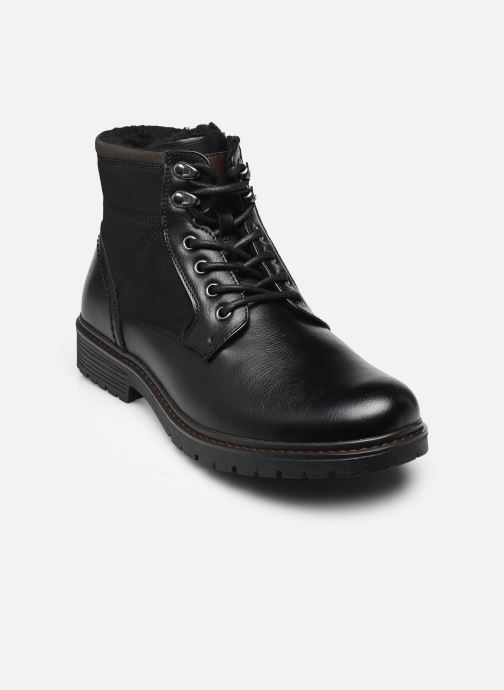 MADE BY Bottines à lacets Boots THOWAIN homme noir
