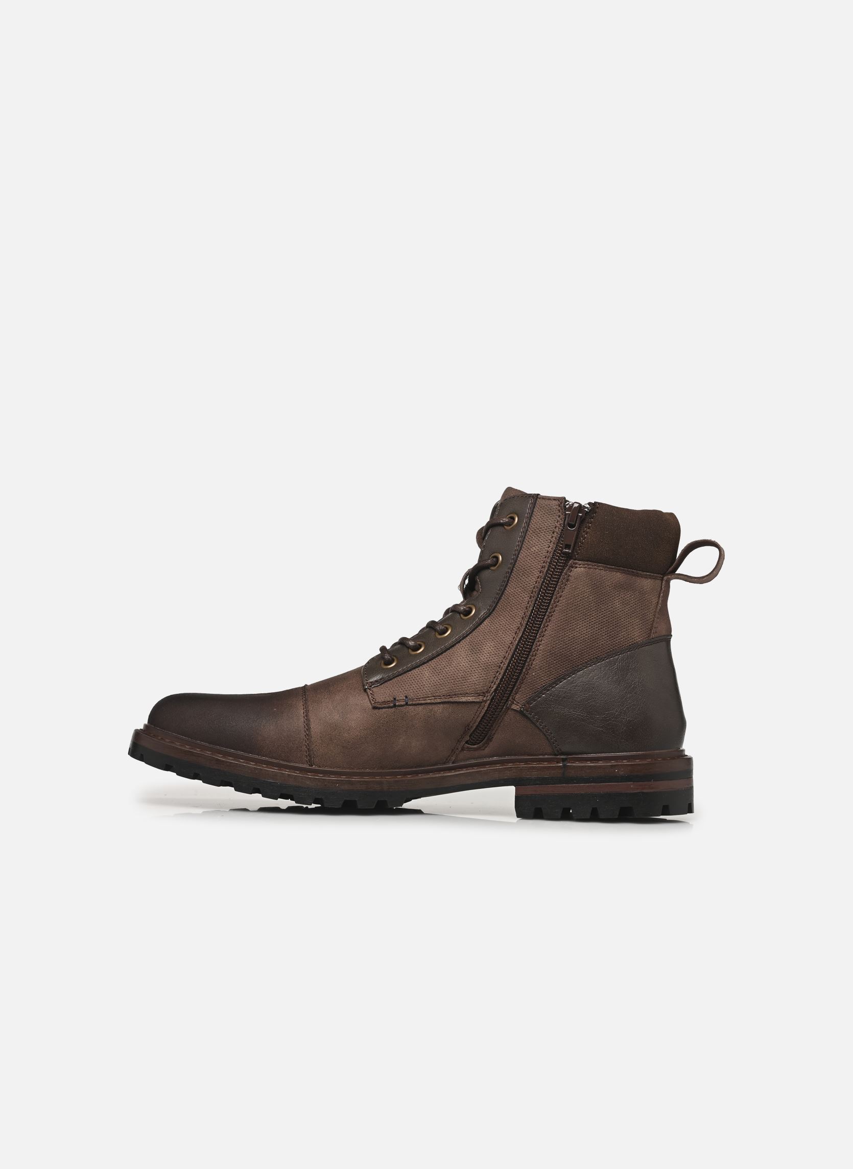 Bottines à lacets Boots THODYAN homme marron MADE BY Bottines à lacets Boots THODYAN homme marron MARRON FONCÉ