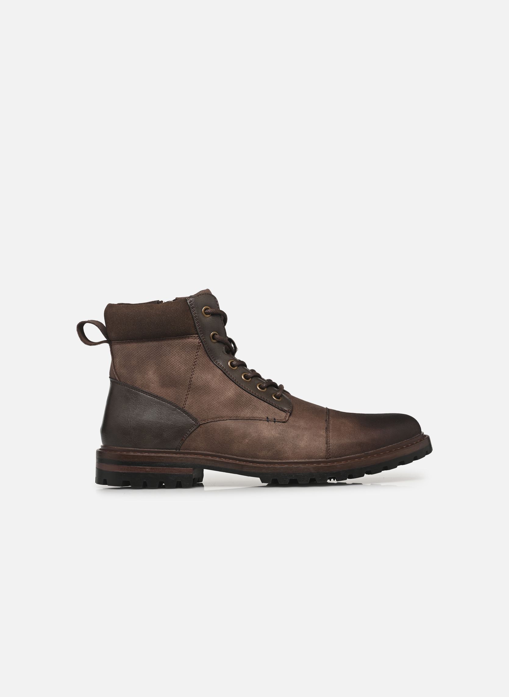 Bottines à lacets Boots THODYAN homme marron MADE BY Bottines à lacets Boots THODYAN homme marron MARRON FONCÉ