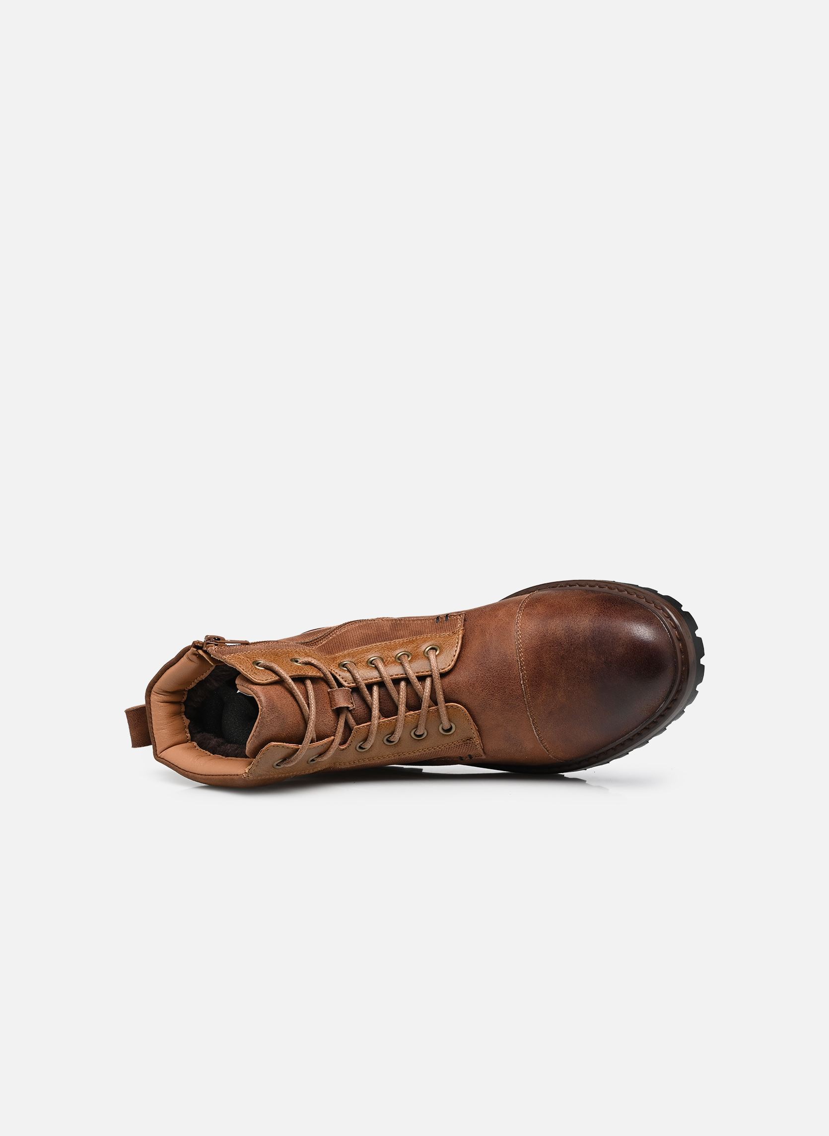 Veterlaarsjes Boots THODYAN heren bruin MADE BY Veterlaarsjes Boots THODYAN heren bruin TAN PU
