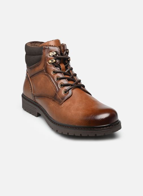 MADE BY Bottines à lacets Boots THOXOUS homme marron