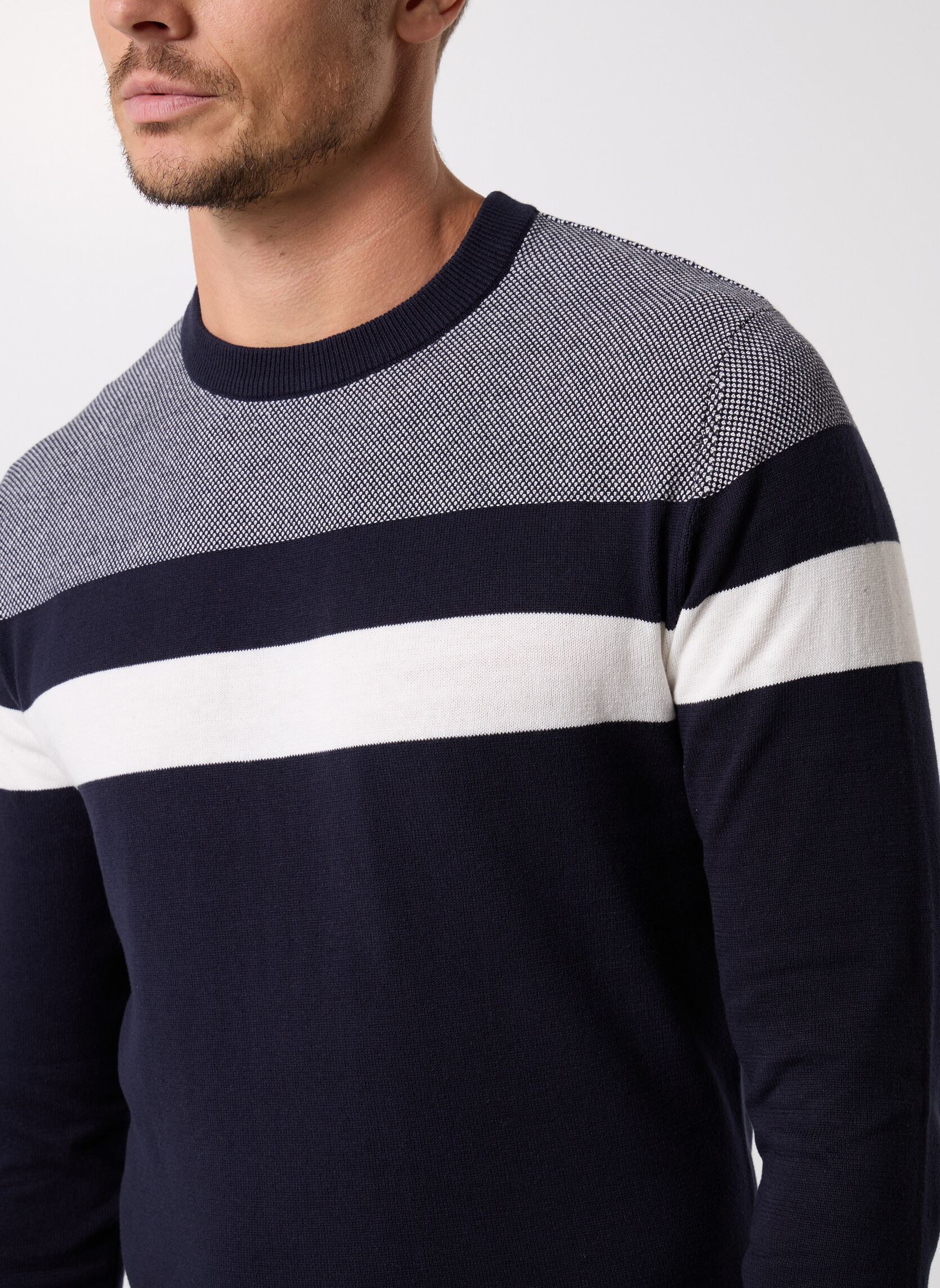 Pulls PHILBLOC homme bleu MADE BY Pulls PHILBLOC homme bleu NIGHT SKY