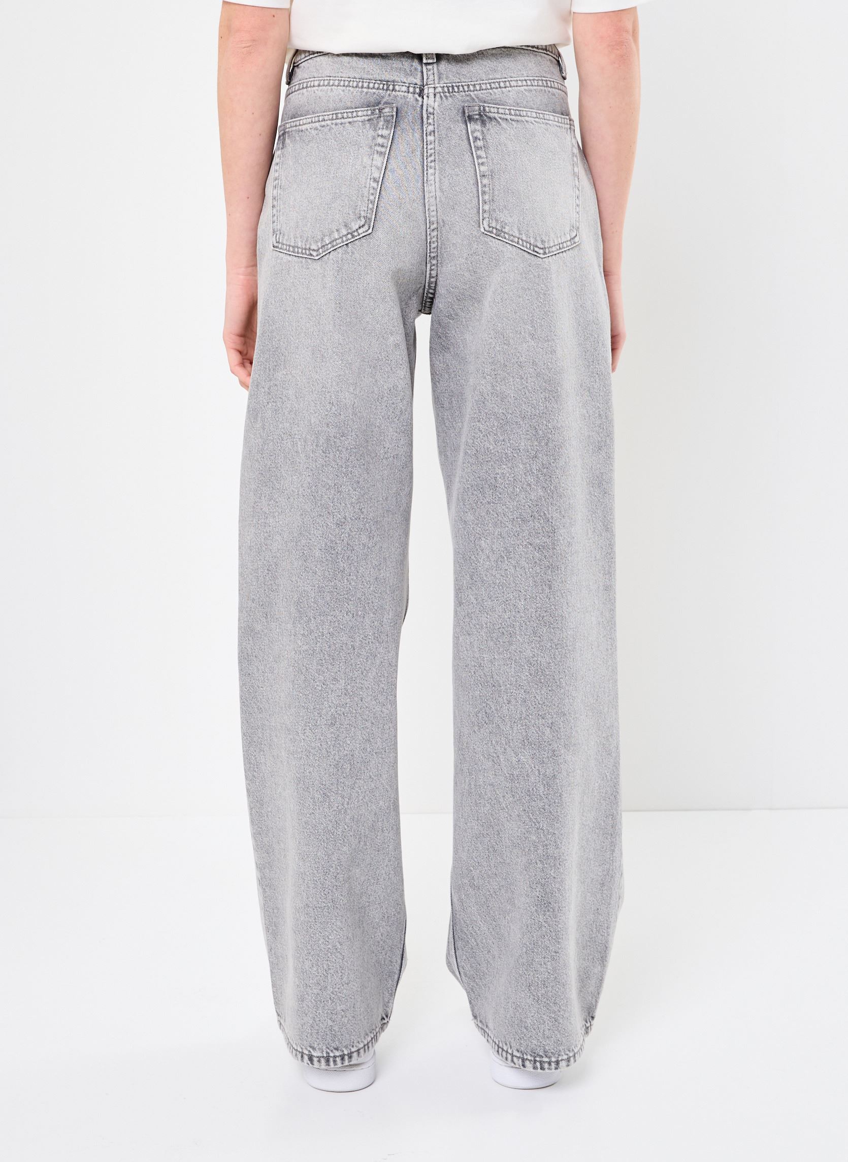 Wijde jeans / Flared Jeans PWIDE2 dames grijs MADE BY Wijde jeans / Flared Jeans PWIDE2 dames grijs DENIM GREY