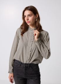 Chemises manches longues TESSY femme noir Georgia Rose Chemises manches longues TESSY femme noir VICHY-RUFKROSHIRF-N