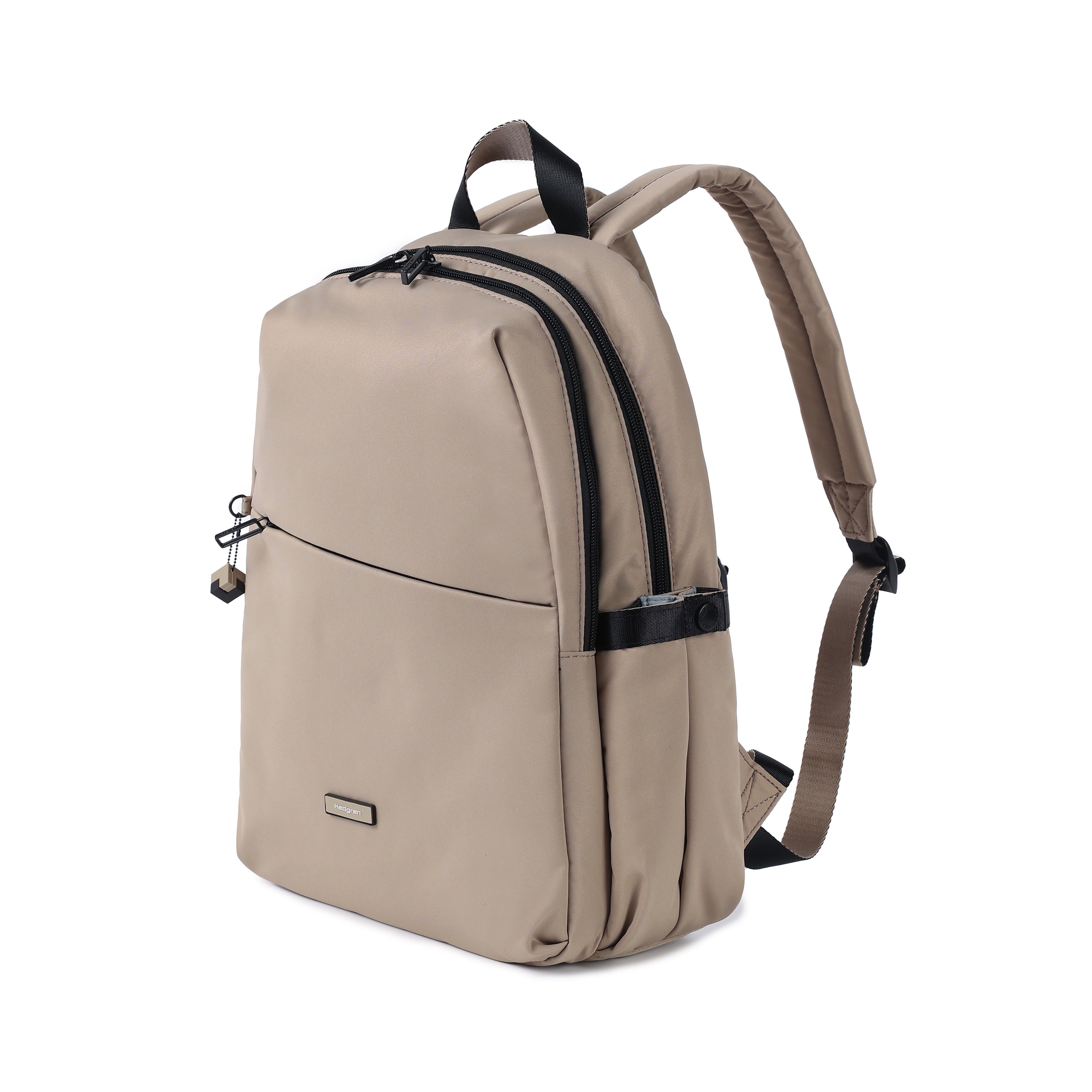 Hedgren Sac à dos beige pour femme et homme - Nova Solar