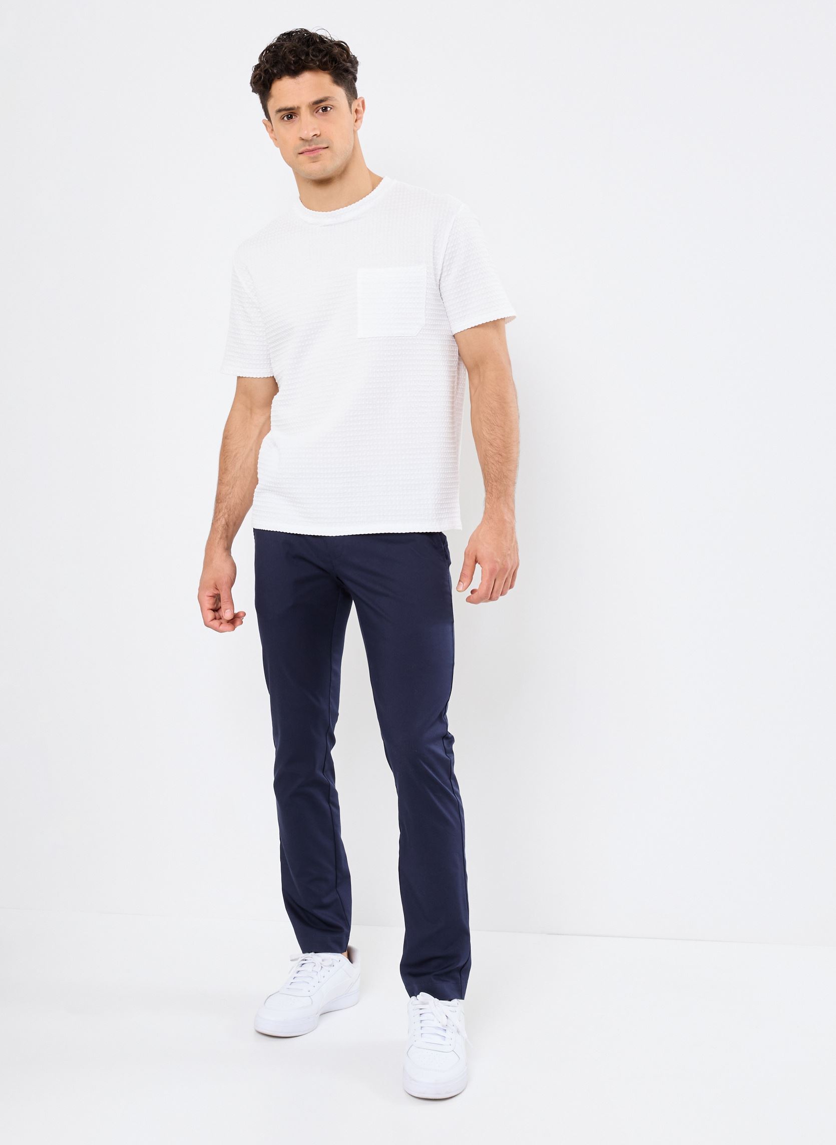 Chino broeken Slim Sunfaded Chino 1505280L32 heren blauw GANT Chino broeken Slim Sunfaded Chino 1505280L32 heren blauw BLEU NUIT