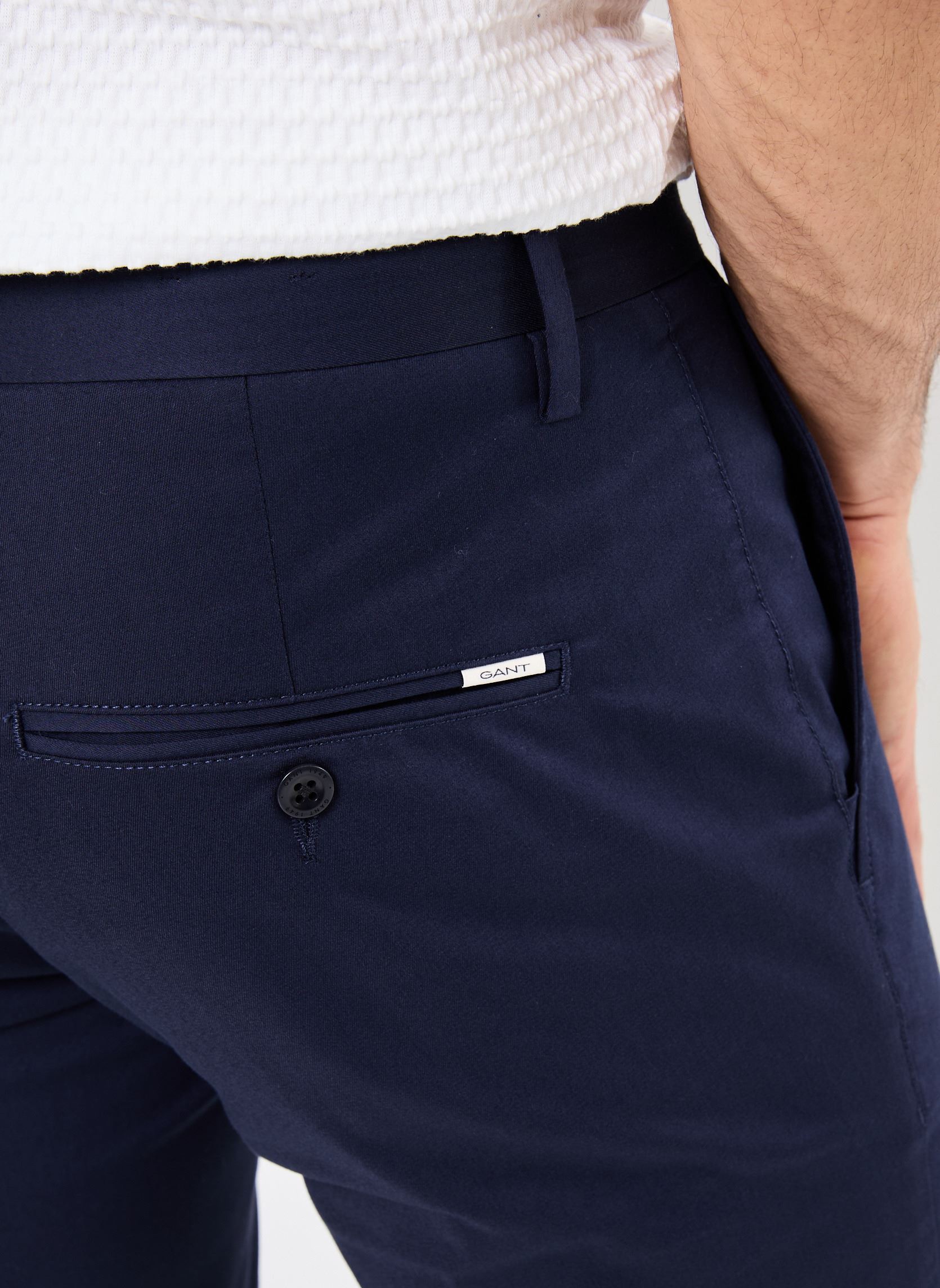 Chino broeken Slim Sunfaded Chino 1505280L32 heren blauw GANT Chino broeken Slim Sunfaded Chino 1505280L32 heren blauw BLEU NUIT