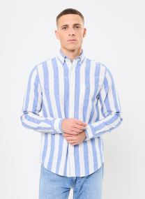 Hemden REG COTTON LINEN BOLD STRIPE SHIRT herren blau GANT Hemden REG COTTON LINEN BOLD STRIPE SHIRT herren blau BLEU ARMEE