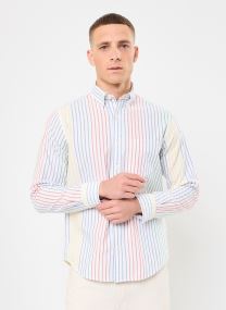 Hemden REG ARCHIVE OXF MULTI STRIPE SHIRT heren wit