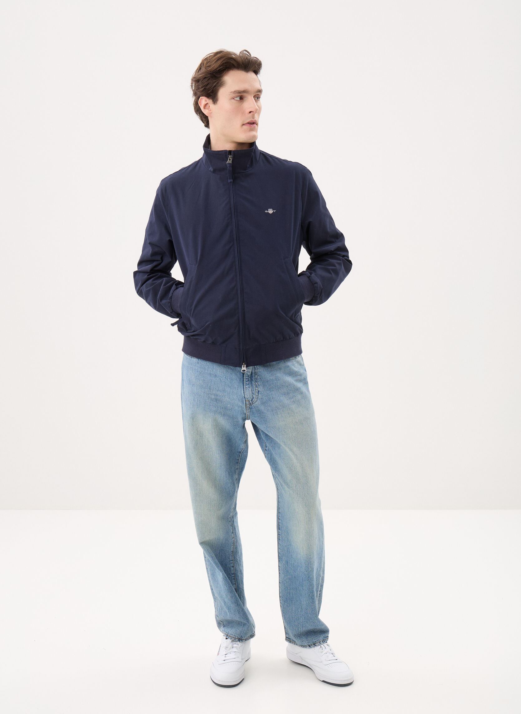 Blousons LIGHTWEIGHT HAMPSHIRE JACKET homme bleu GANT Blousons LIGHTWEIGHT HAMPSHIRE JACKET homme bleu EVENING BLUE