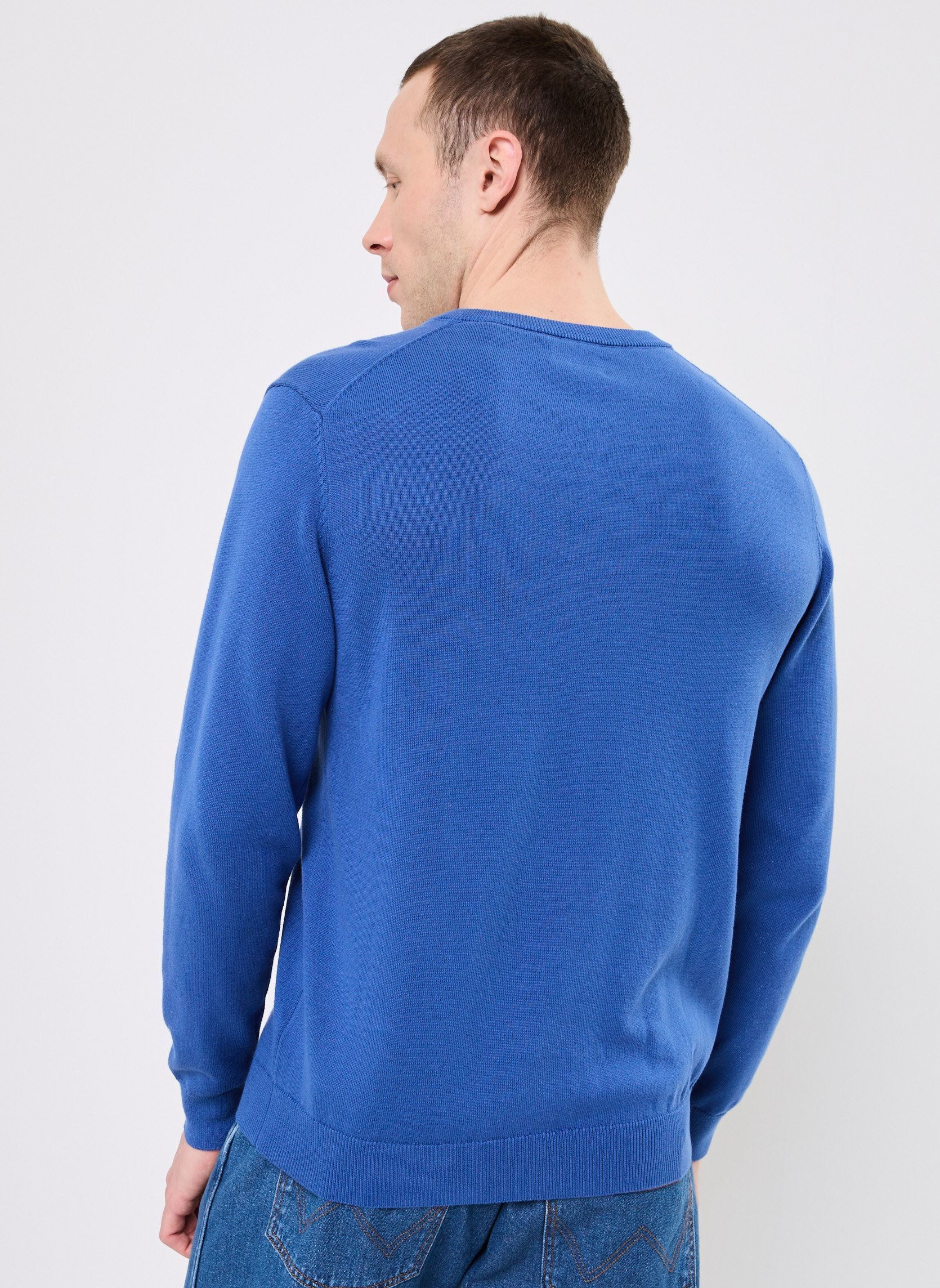 Pulls CLASSIC COTTON V-NECK homme bleu GANT Pulls CLASSIC COTTON V-NECK homme bleu BLEU ARMEE