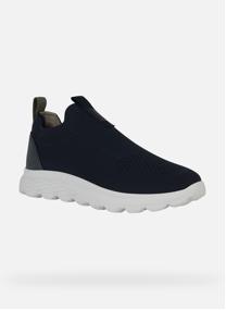 Baskets basses U SPHERICA homme noir