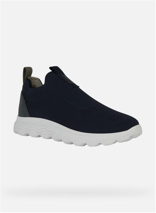 Geox Baskets basses U SPHERICA homme bleu
