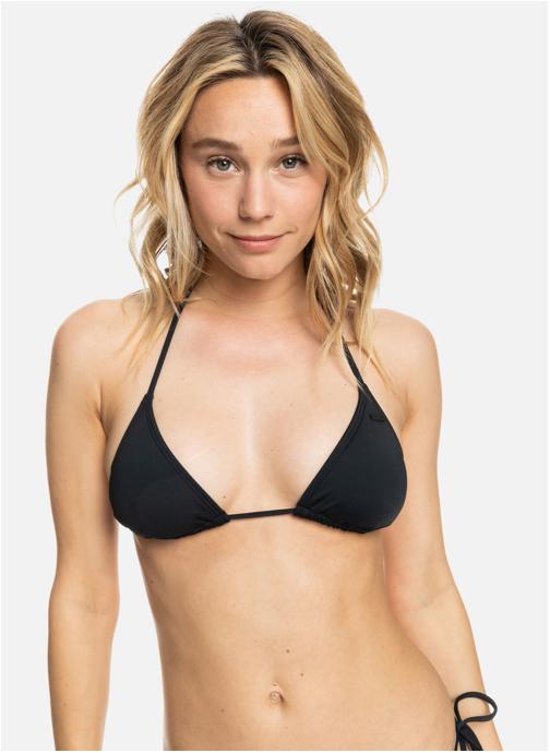 Roxy Hauts de maillot triangle Beach Classics femme noir