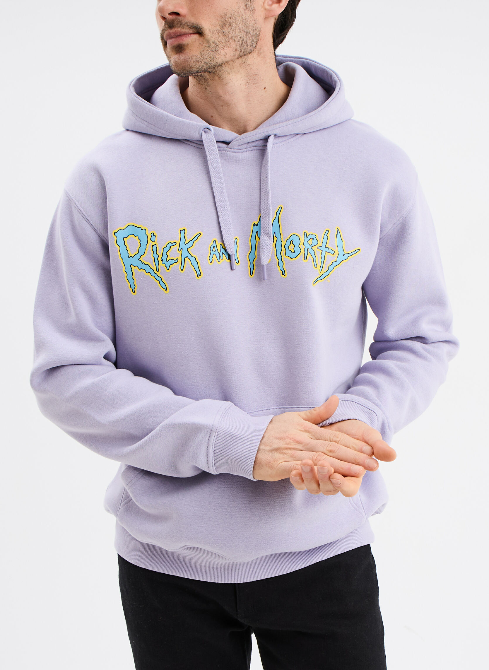 Rick Et Morty - Sweat à Capuche Pickle Rick Noir | Elbenwald