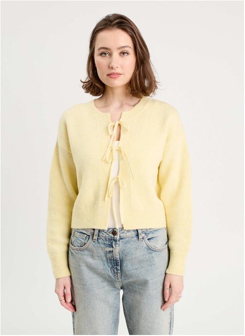Cache Cache Gilets CARDINOUETTE femme jaune