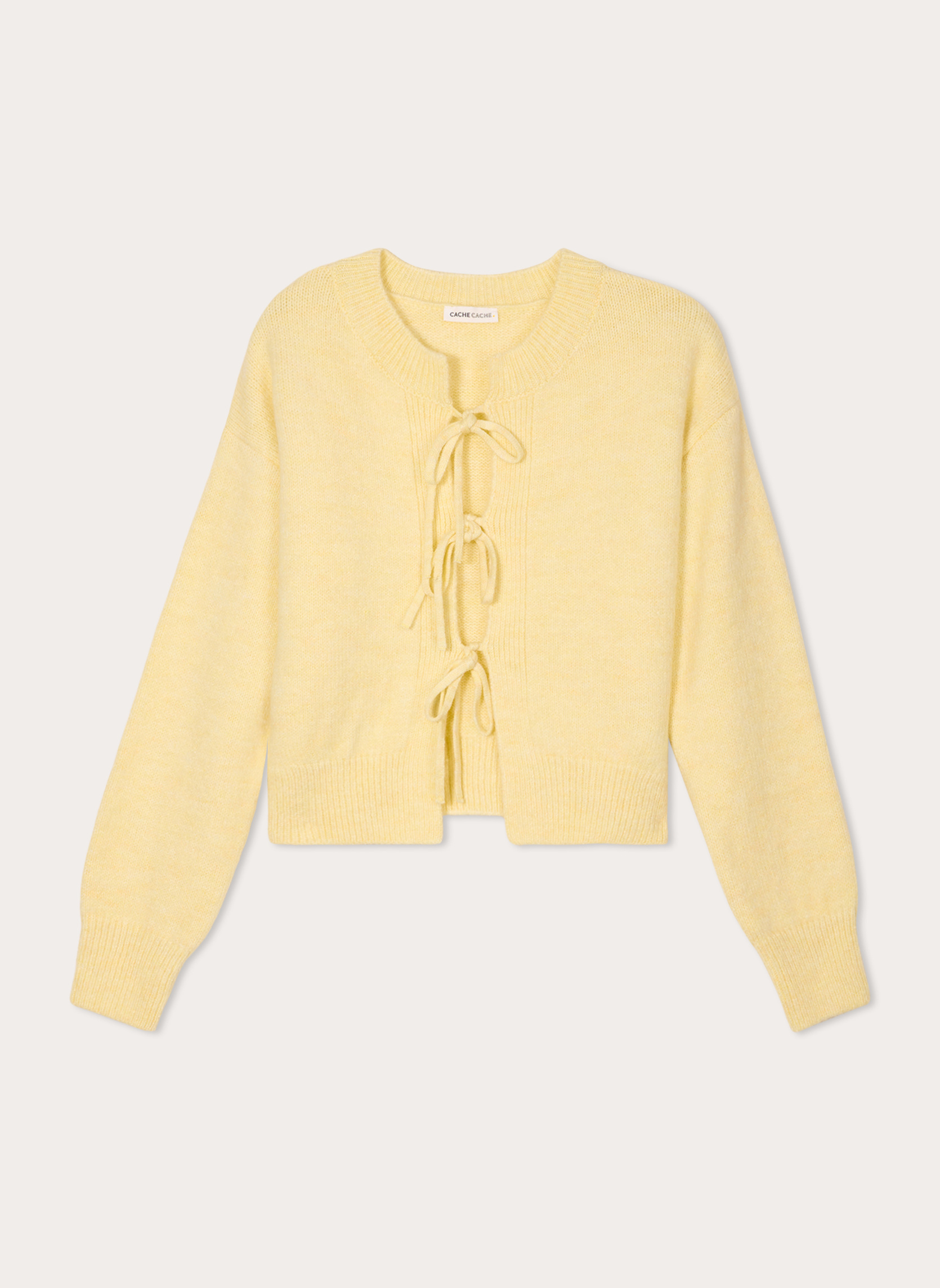 Gilets CARDINOUETTE femme jaune Cache Cache Gilets CARDINOUETTE femme jaune Jaune