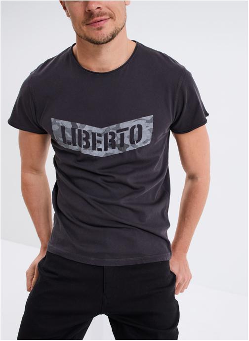 LIBERTO Tee-shirts T-shirt - LIB1ICON_RAW homme gris