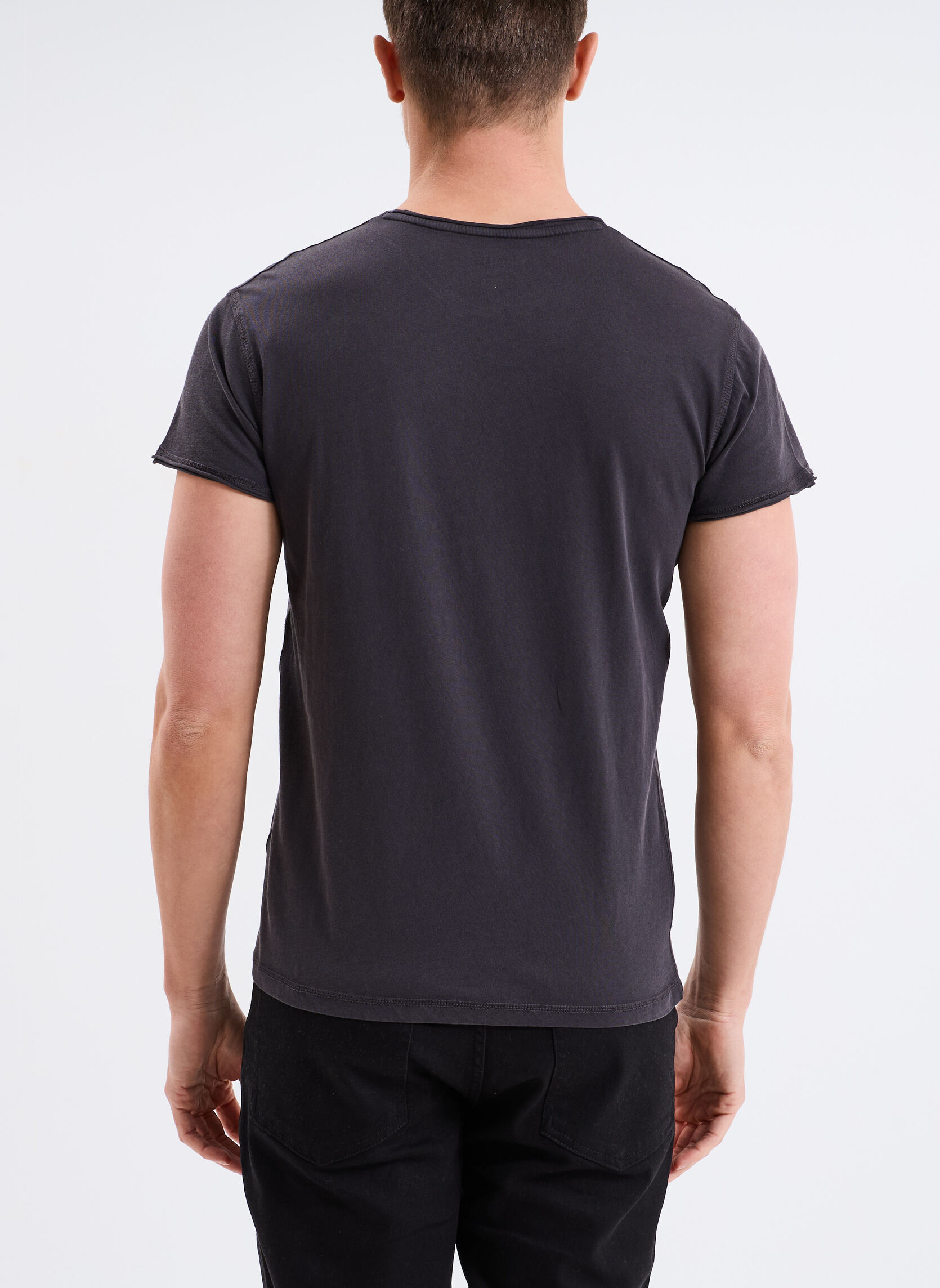 Tee-shirts LIB1ICON_RAW homme gris LIBERTO Tee-shirts LIB1ICON_RAW homme gris Gris foncé
