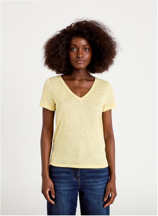 Cache Cache Tee-shirts KLINBOW femme jaune