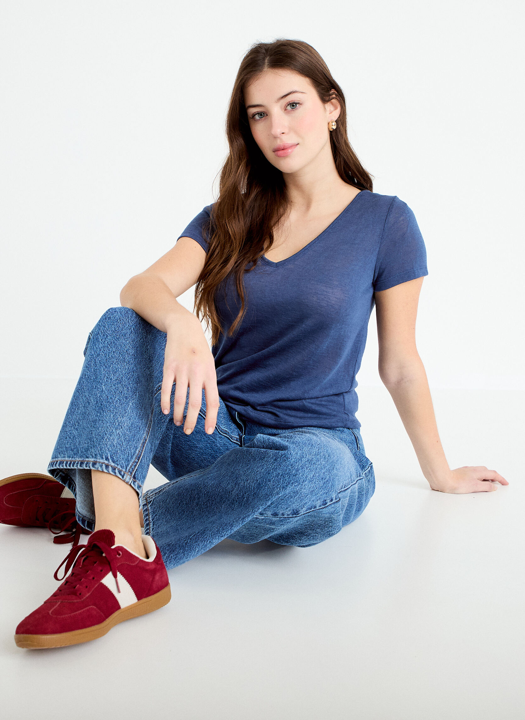Tee-shirts KLINBOW femme bleu Cache Cache Tee-shirts KLINBOW femme bleu Bleu foncé
