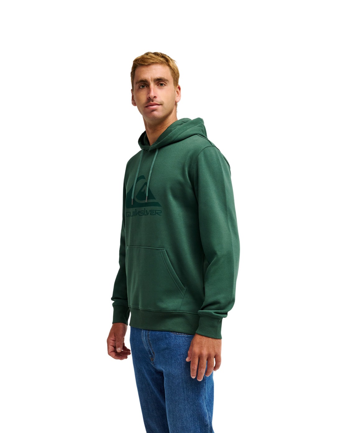Sweats à capuche Comp Logo homme vert Quiksilver Sweats à capuche Comp Logo homme vert Vert