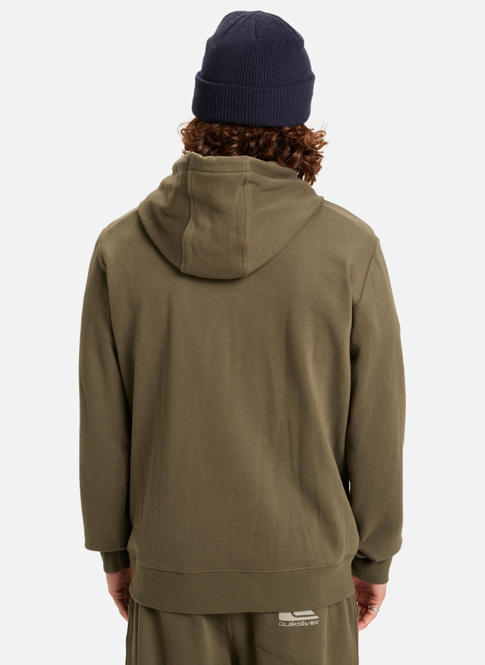 Sweats à capuche Comp Logo homme vert Quiksilver Sweats à capuche Comp Logo homme vert Vert olive