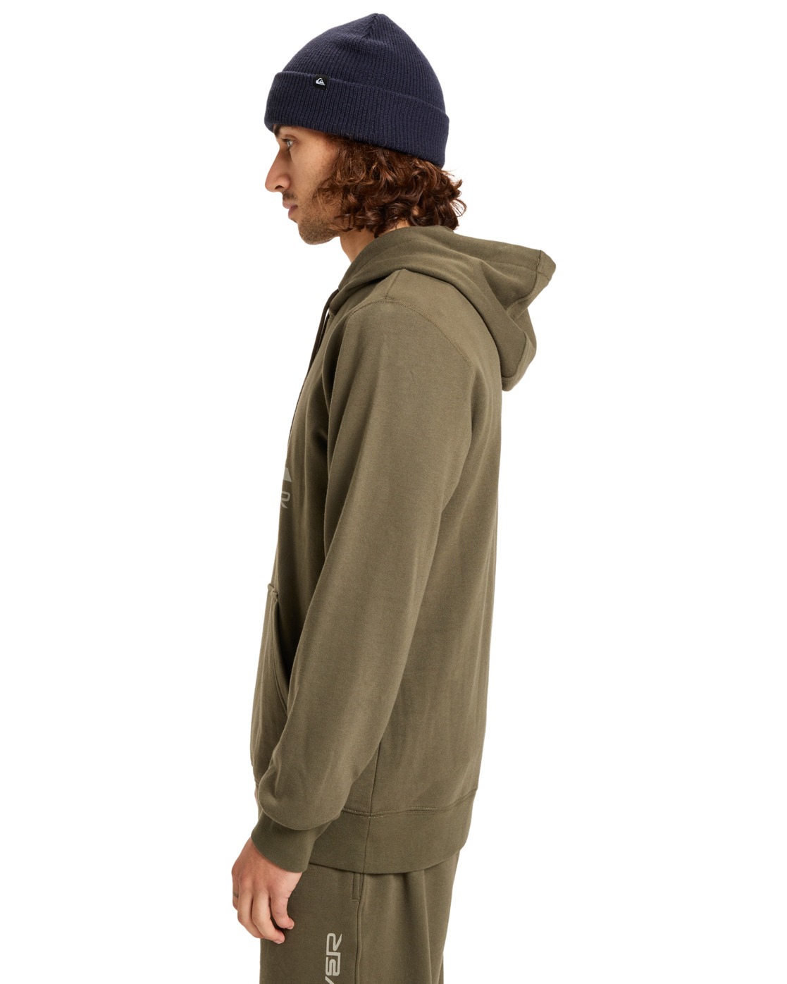 Sweats à capuche Comp Logo homme vert Quiksilver Sweats à capuche Comp Logo homme vert Vert olive