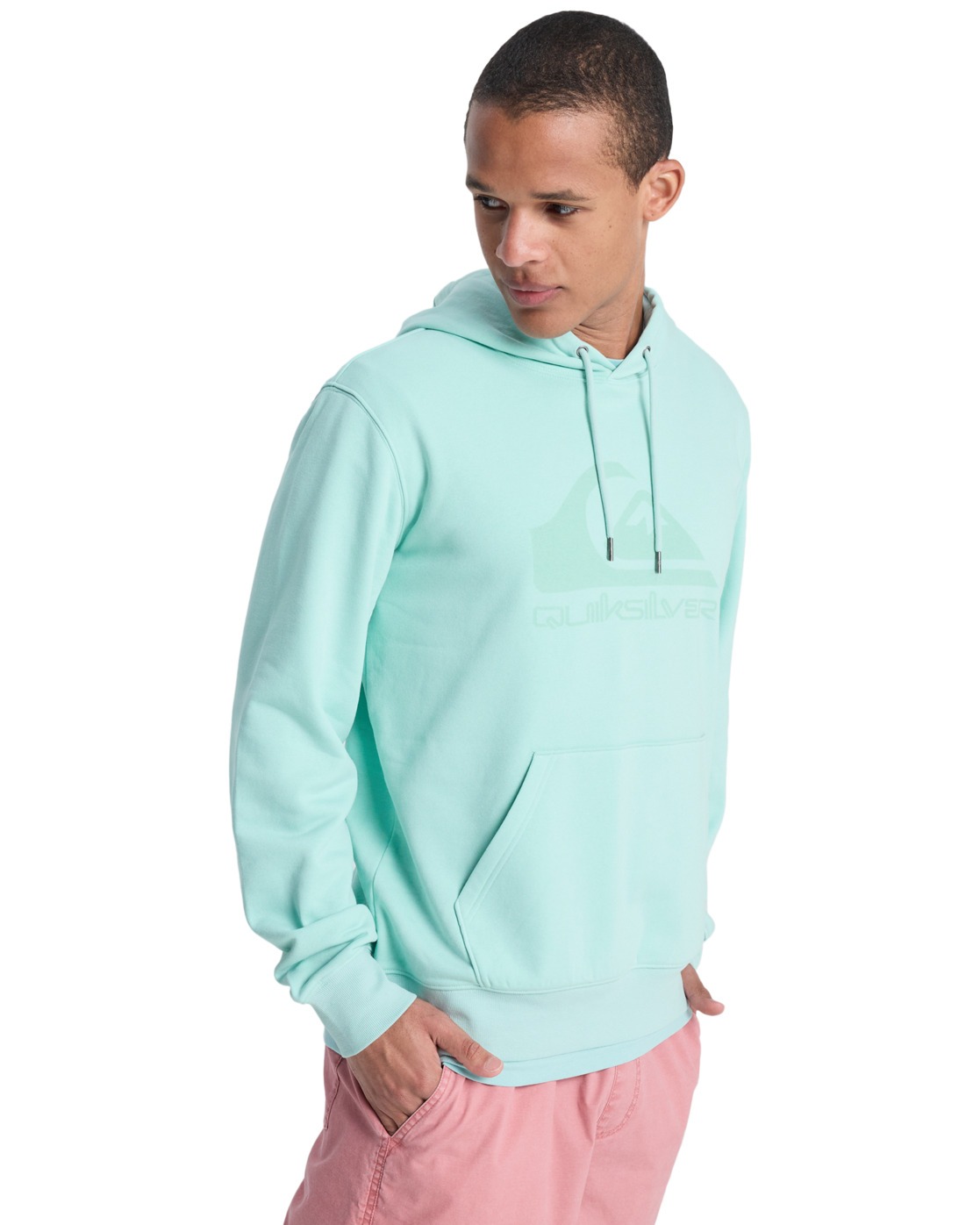 Sweats à capuche Comp Logo homme bleu Quiksilver Sweats à capuche Comp Logo homme bleu Bleu