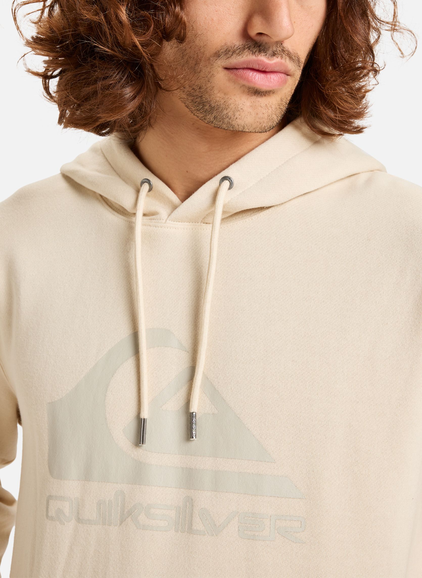 Sweats à capuche Comp Logo homme beige Quiksilver Sweats à capuche Comp Logo homme beige Beige