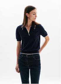 Pulls 251K-MJEREMY femme bleu Caroll Pulls 251K-MJEREMY femme bleu Bleu marine