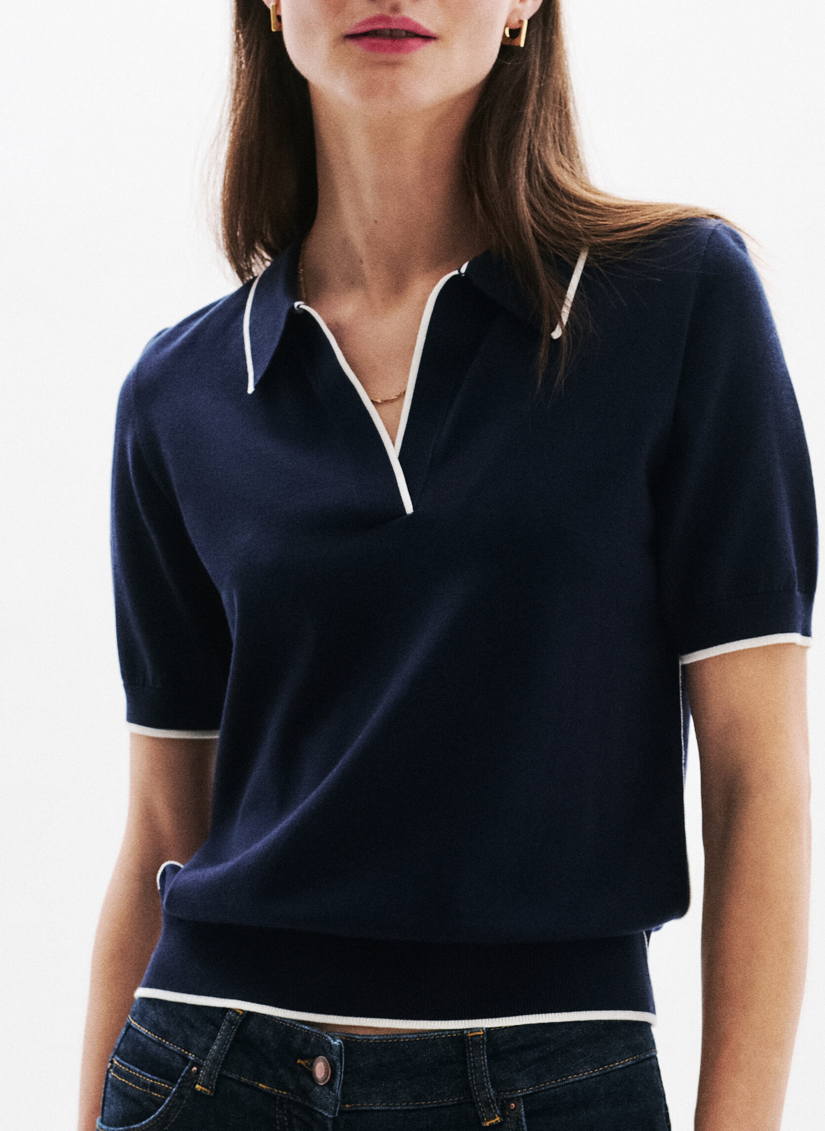 Pulls 251K-MJEREMY femme bleu Caroll Pulls 251K-MJEREMY femme bleu Bleu marine